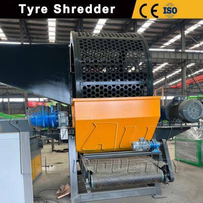Scrap Tyre Recycling Machine Double Axle Shredder Machine Tire