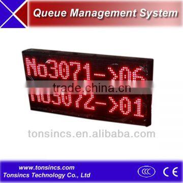 Multiple Rows Queue System Wait Room Central LED Main Token Number Display