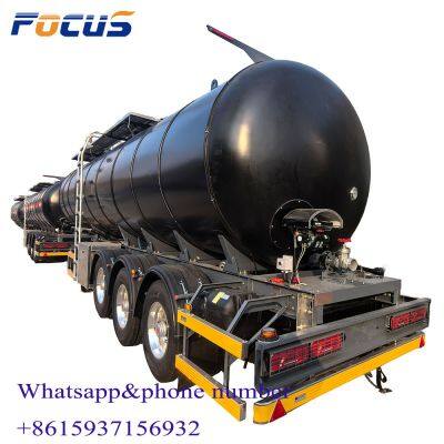 LPG Road Tank Diesel/Petrol/Gasoline Palm Oil Fuel LPG Storage Stainless Steel Tanker Semi Trailer exported to Dominica