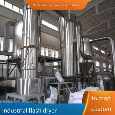 Potato Starch Rotary Flash Dryer, Compact Structure, Large Processing Capacity photo-5