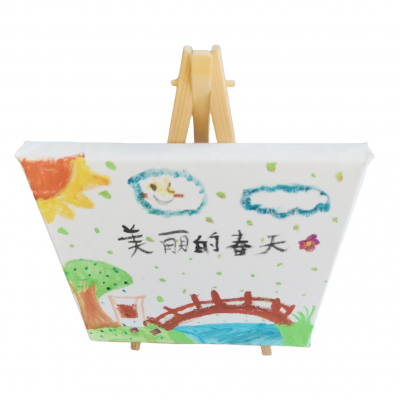 Rectangle Oil Painting Canvas 100% Pure Cotton Linen Blended Pine Frame photo-3