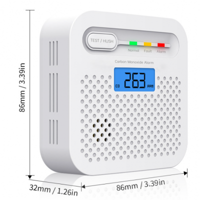 Home CO alarm/10-year intelligent graffiti WIFI/carbon monoxide concentration smoke detector(wechat:13510231336)