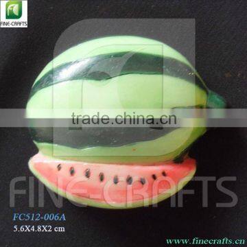 Polyresin watermelon crafts refrigerator magnets