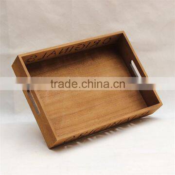 cheap wooden simple antique serving trays