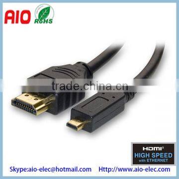 Micro HDMI Cable, High Speed with Ethernet, HDMI Male to Micro HDMI Male (Type D),1080P