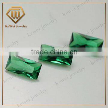 New design emerald cut nano gemstone wholesale price gems