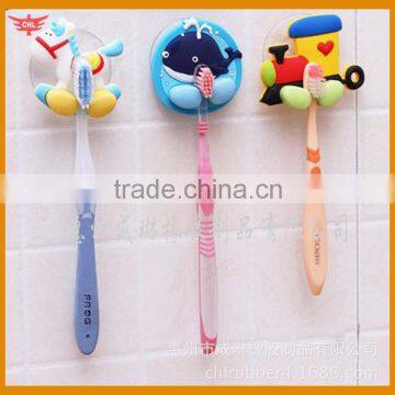 Silicone animal shape tooth brush holder