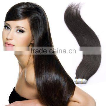 Healthy donor virgin ponytail tape in hair extensions wholesale China