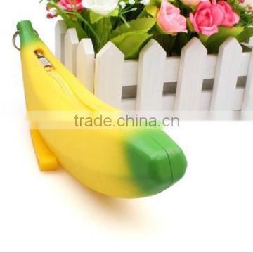 Banana shaped coin purse