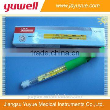 Mercury free clinical thermometers for testing body temperature