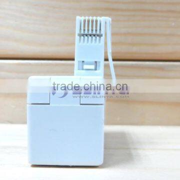 BT 1 Male to Dual Female RJ11 6P4C Plug Telephone Cable Adapter photo-2
