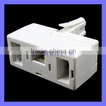UK Telephone BT Plug to RJ11 BT Socket Adapter Convertor Telephone Sets