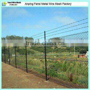 50mmx50mm mesh pvc coated cyclone wire fence