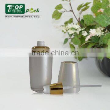 2015 White Pearl Acrylic Plastic Lotion Bottle With Pump 30ml 50ml 120ml
