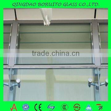 Best price 4mm safety Louvre glass price