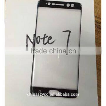 Free Sample Mobile Accessories Best Screen Film Full Cover Tempered Glass Screen Protector for Samsung Galaxy Note7