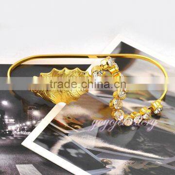 Fashion Jewelry Gold Model Christmas Custom Keith Richards Handcuff Bracelet photo-4