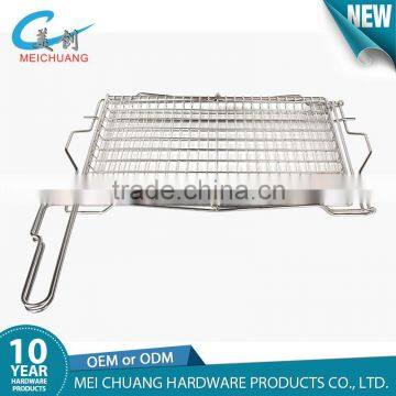Wire Bbq Grill Fish Rack Basket photo-6