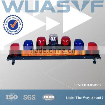 7 rotating light and 1 lightbar hot sale warning light