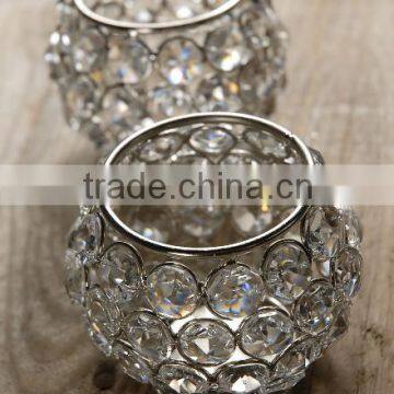 Crystal tea light holder,crystal tea light votive,crystal candle holder