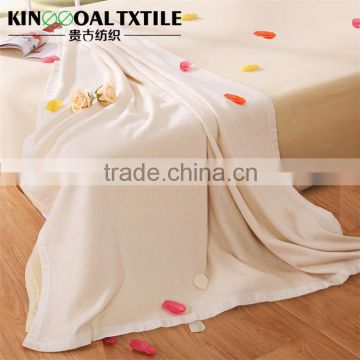 Luxury Soft With Silk Satin Border 100% Cotton Blanket