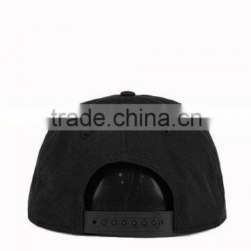 New Arrival 3D Embroidery Golden Metal Plate Snapback Hats photo-3