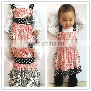 2016 wholesale girls ruffle outfit baby boutique clothing bulk wholesale kids clothing