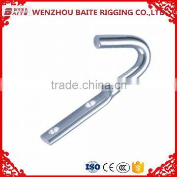 ZINC PLATED, TARP ROPE HOOK