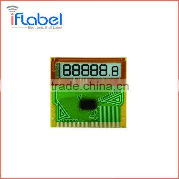 small segment COF e-paper display for smart card