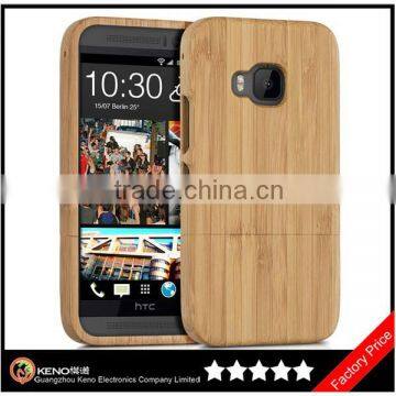 Keno Deluxe Natural Bamboo Wood Case for HTC One M9