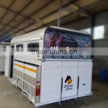 Brand new china 3 horses load horse trailer