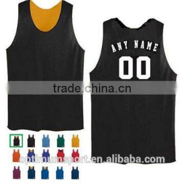 Mesh 100% polyester sublimation logo custom basketball jersey