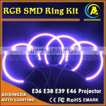 131mm+131mm RGB angel eye for E36 E38 E39 E46 projector