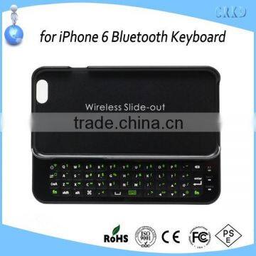 Slide Foldable Keyboard 4.7 inch Hard Case Cover Wireless bluetooth Keyboard for iPhone 6