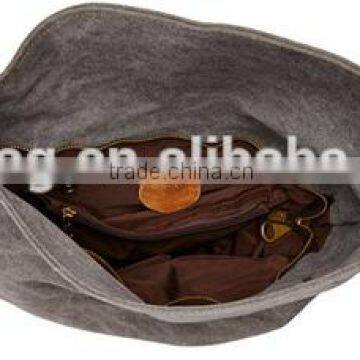 New Women's Classy Looks Cool Simple Style Casual Canvas Handbag photo-5