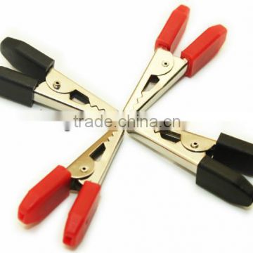 Insulated Test Lead Crocodile Clamps Alligator Clips Car Battery Clips