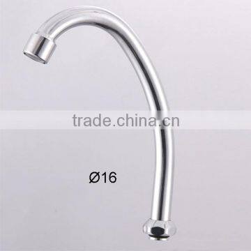 16MM Diameter Tap Pipe, Brass / S.S Material Tap Spout, J Shape