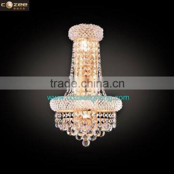 Crystal Chandelier Wall Sconces Ceiling Light Wall Lamp Wall Light /Lighting Gold / Chrome CZ075G/4