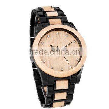 High Quality Miyota Movment Wood And Metal Watch Shenzhen Watch Factory photo-2