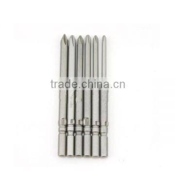 6PCS 801 Round Shank Magnetic Phillips Cross Screwdriver Bits Electric Screwdriver bits 85mm Length AR-68