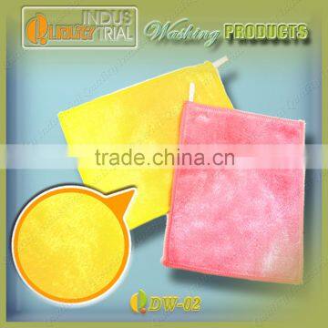 Economic and modern style kitchen usage wiping sponges with soft material bamboo fiber