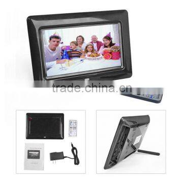 7inch digital photo frame with lithium battery
