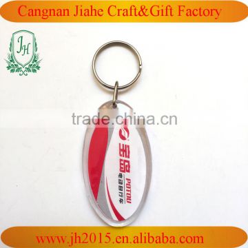 Hot sale plastic clear acrylic keychain custom acrylic key chains for promotional gifts