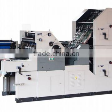 single color offset printer with collator and numbering machine