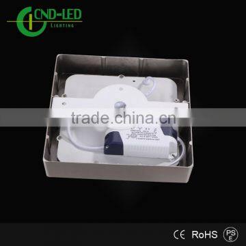 Wholesale ultra thin slim surface mounted 225x225 18w LED square round flat ceiling panel light