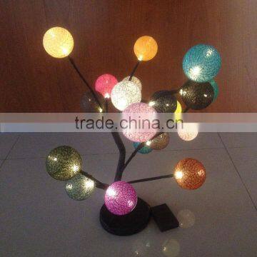 Colorful RGB Tone Globe LED Cotton Ball String Light For christmas outdoor string lights