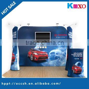 frameless fabric display stand banner