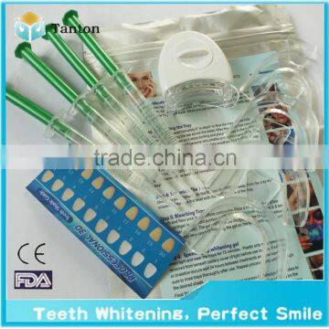 Professional white light dental whitening non peroxide kit for salon use/home use