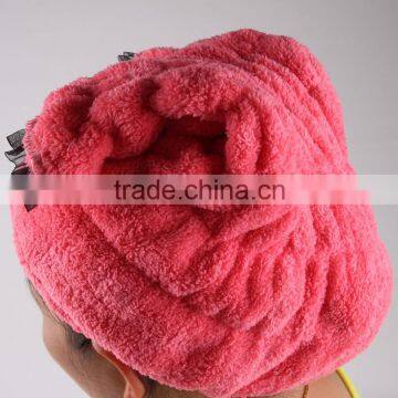 Hair Turban Dry Cap Bath Head Wrap Hair Wrap Cap