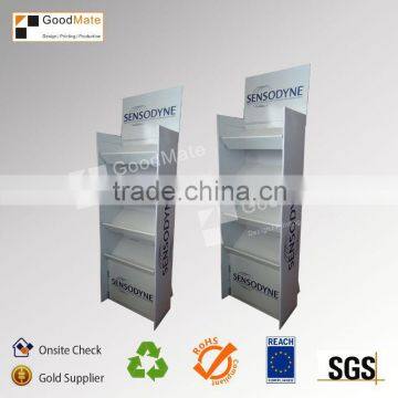 Customized factory cardboard cosmetic point of sale display